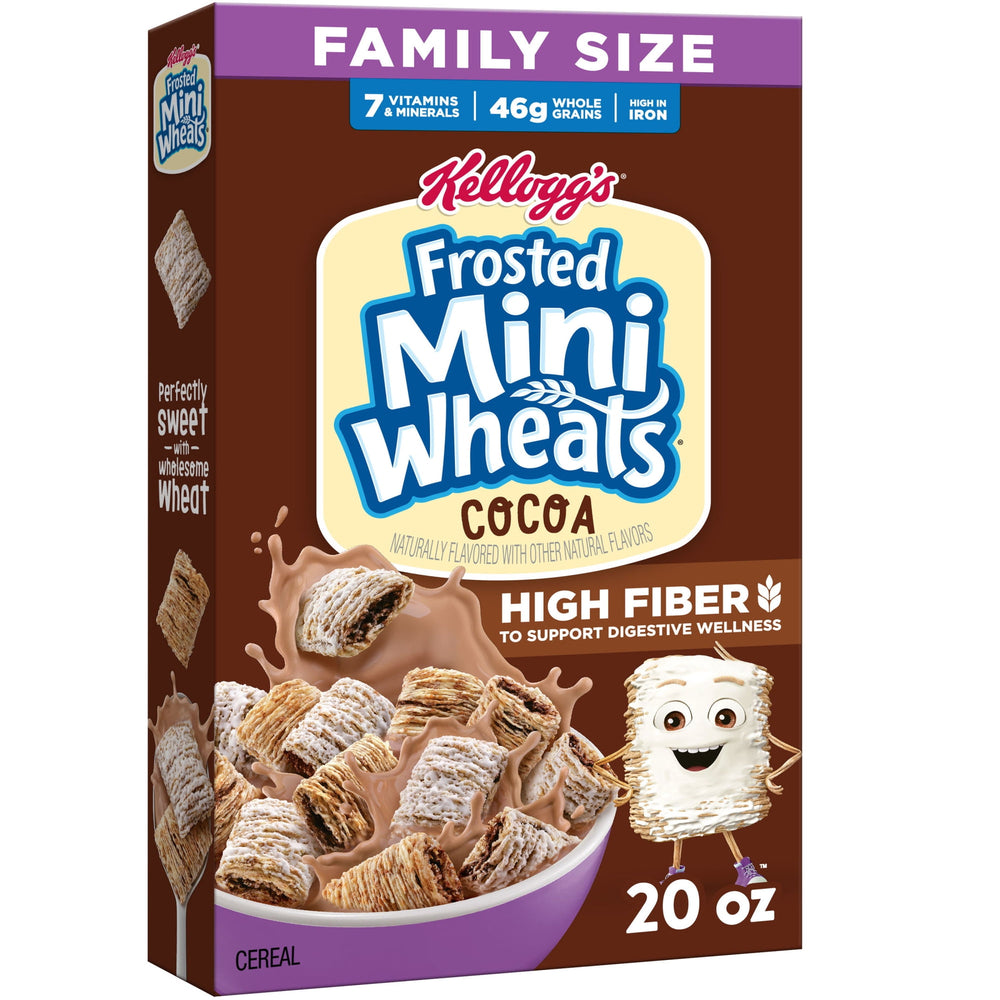Kellogg's Frosted Mini-Wheats Cocoa · Cereal · 567 g · tamaño familiar