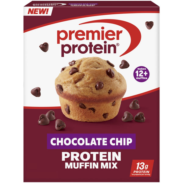 Premier Protein Chocolate Chip · Harina para muffins · 397 g