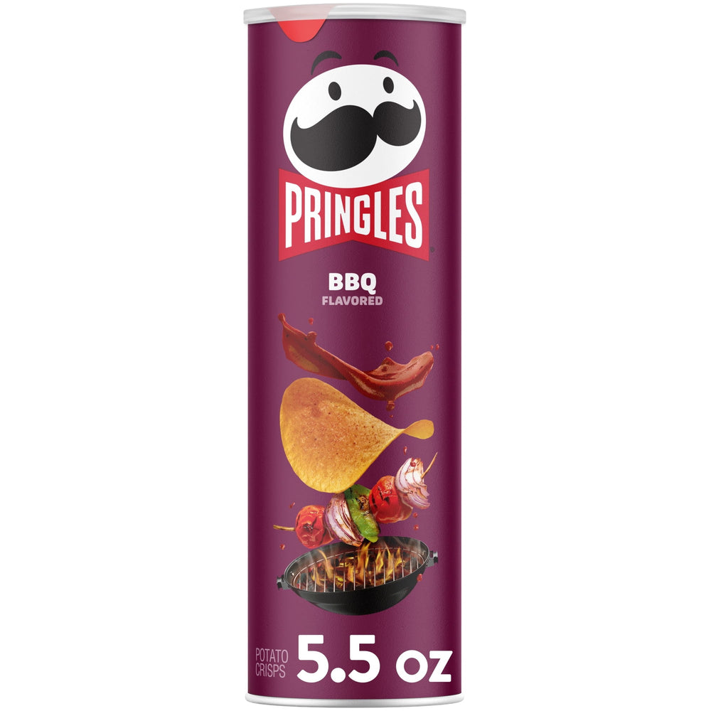 Pringles BBQ Potato Crisps · Papas · 156 g · bote