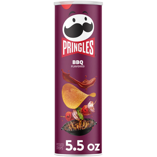 Pringles BBQ Potato Crisps · Papas · 156 g · bote