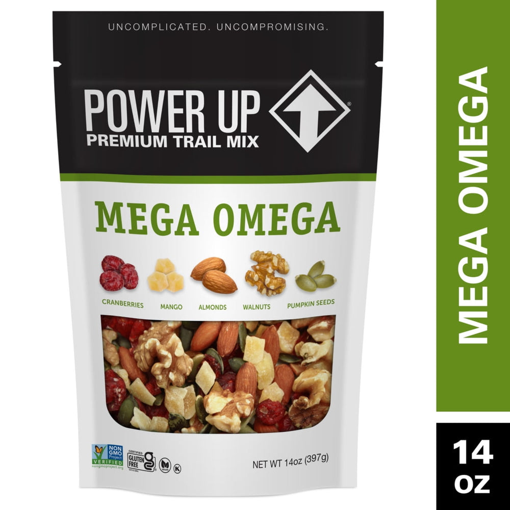 Power Up Mega Omega sin gluten · Mezcla de nueces · 397 g