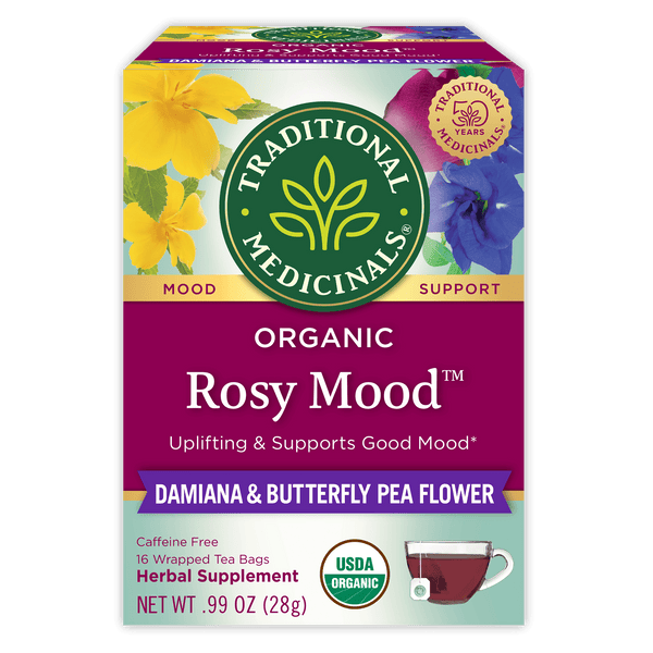 Traditional Medicinals Tea Organic Rosy Mood · Té · 16 pzas
