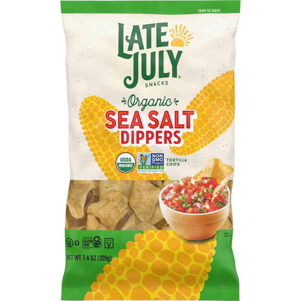 Late July Sea Salt Dippers Organic · Totopos · 210 g · bolsa