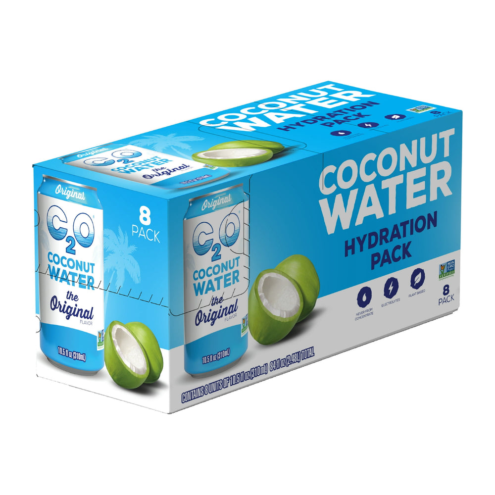 C2O Pure Coconut Water Coconut Water Hydration · Bebida · 8 pack de 311 ml