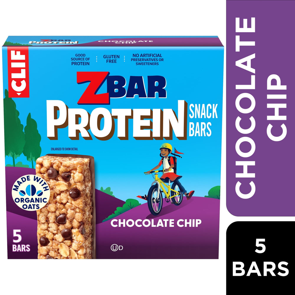 Zbar Protein Chocolate Chip for Kids sin gluten · Barras · 5 pzas