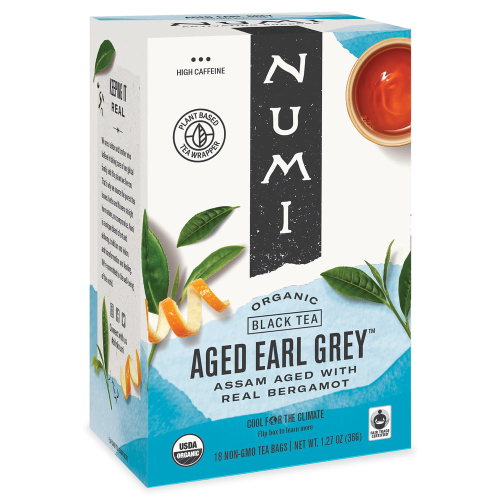 Numi Organic Earl Grey Black Tea · Té · 18 pzas