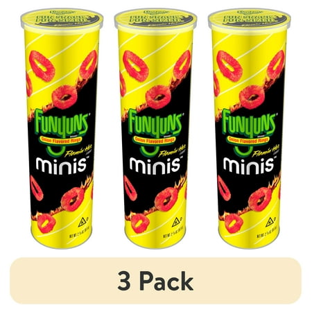 Funyuns Minis Flamin Hot · Frituras · 3 pack de 79 g