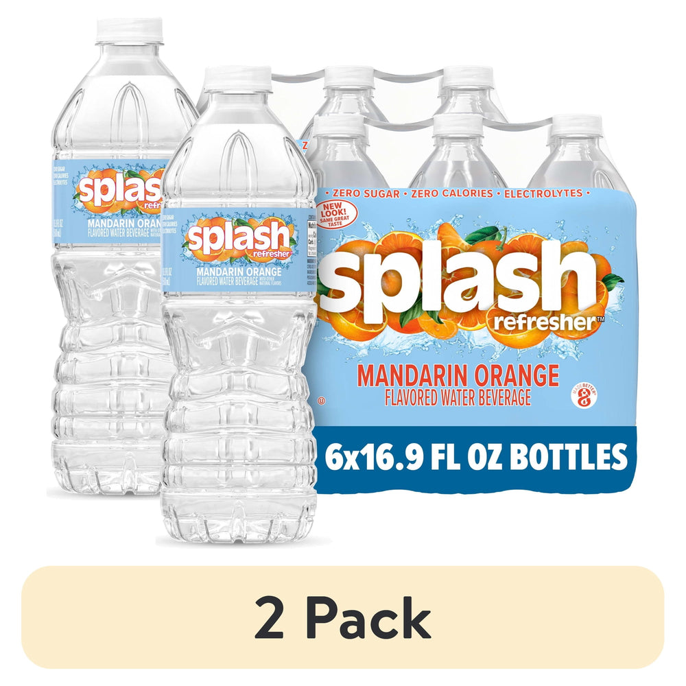 Splash Blast Mandarin Orange Water · Bebida · 2 botellas de 500 ml