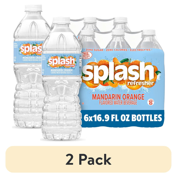 Splash Blast Mandarin Orange Water · Bebida · 2 botellas de 500 ml