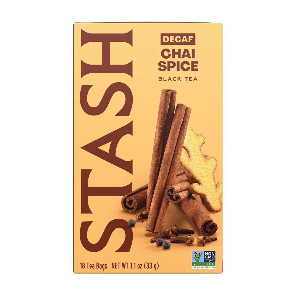 Stash Tea Decaf Chai Spice Black Tea · Té · 18 pzas