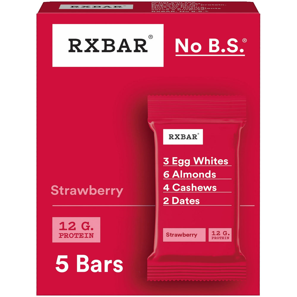 RXBAR Strawberry · Barras · 258 g · 5 piezas