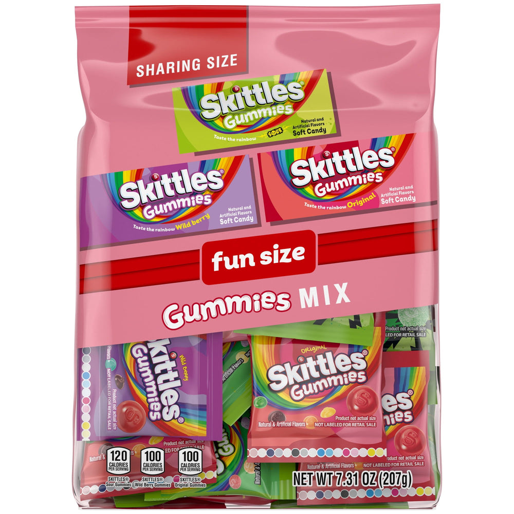 Skittles Variety Stand Up · Gomitas · 207 g · sobre · tamaño fun