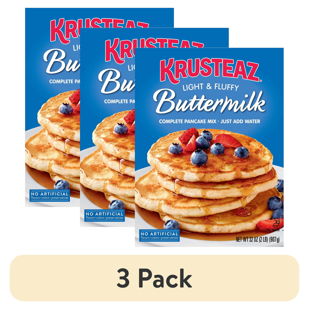 Krusteaz Buttermilk Pancake & Waffle · Cereal · 3 pack de 907 g