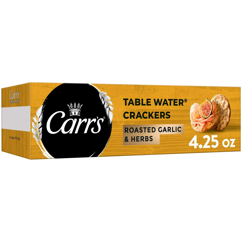 Carr's Roasted Garlic and Herbs Table Water · Galletas saladas · 128 g