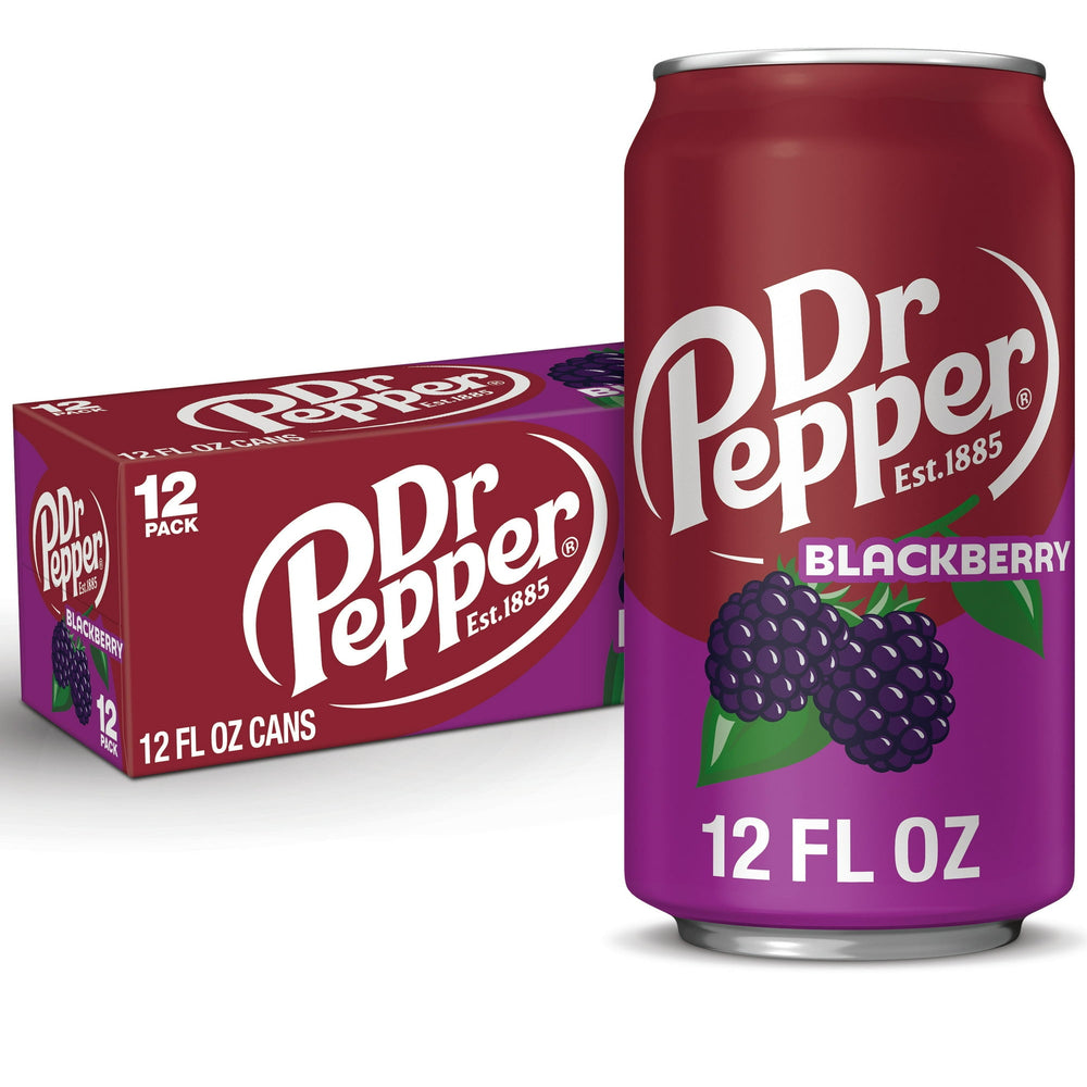 Dr Pepper Blackberry · Refresco · 12 latas de 355 ml