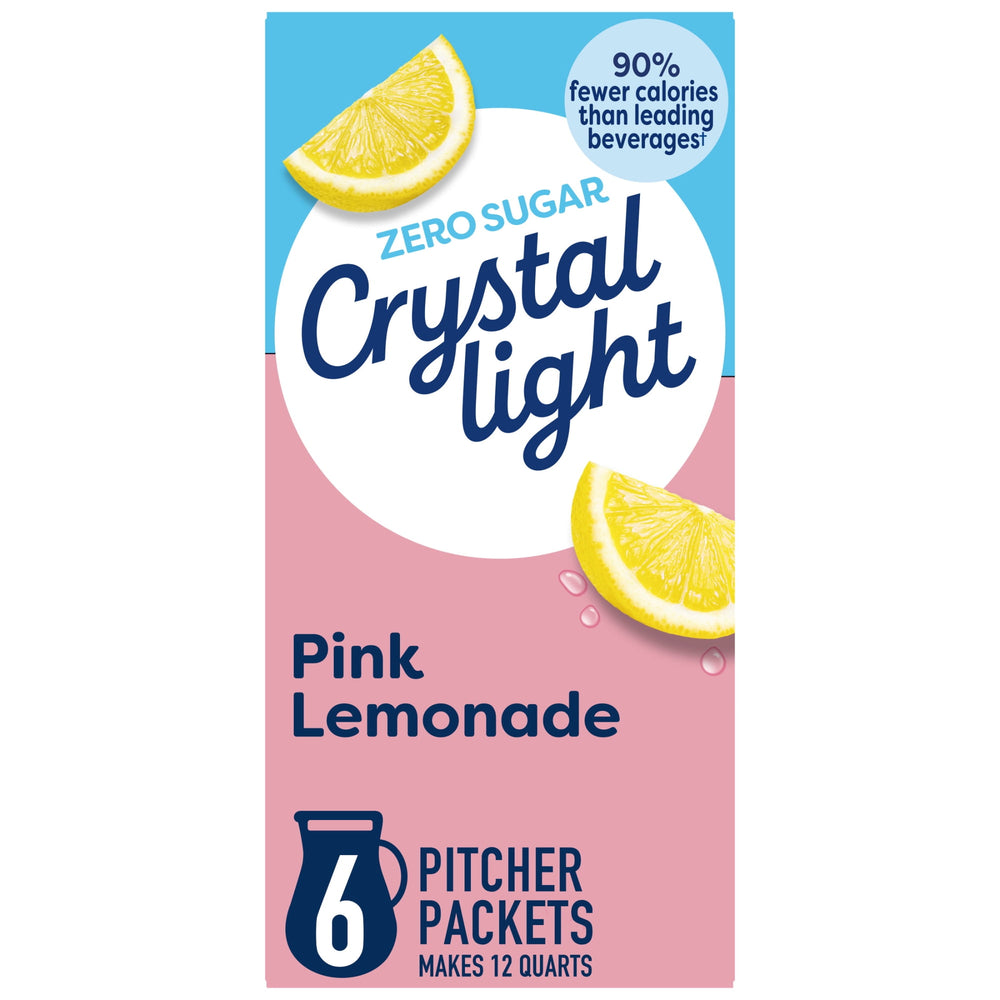 Crystal Light 6 Pitcher Packets Zero Sugar · Polvo para agua · 82 g · sobres