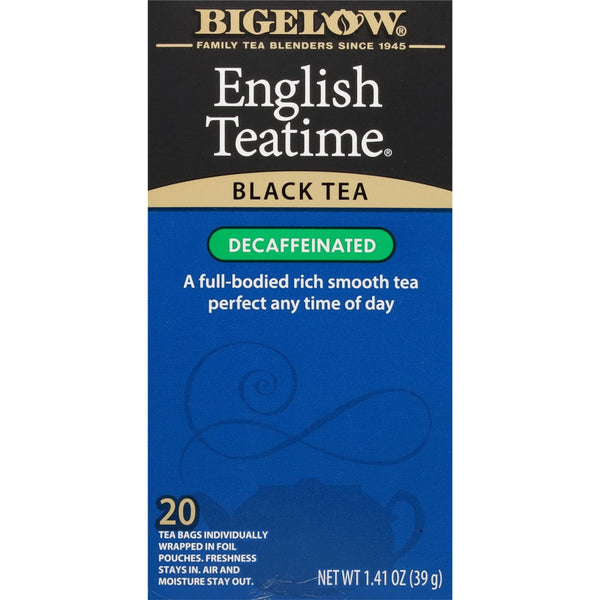 Bigelow Decaffeinated Black Tea English Teatime · Té · 20 pzas
