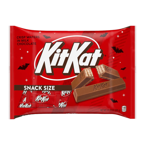 Kit Kat Milk Chocolate Wafer Halloween · Galletas · 306 g · bolsa · tamaño snack