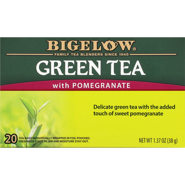 Bigelow Green Tea with Pomegranate Tea · Té · 20 pzas