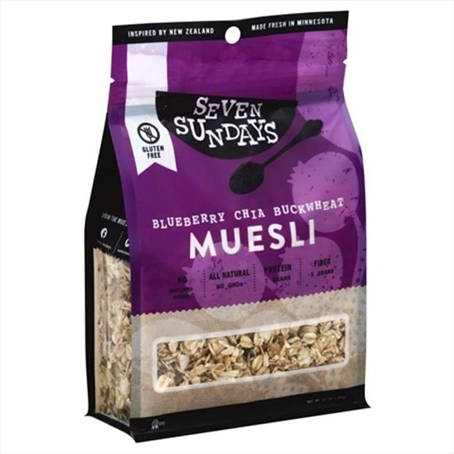 Seven Sundays Muesli Blueberry Chia Buckwheat · Cereal · 340 g