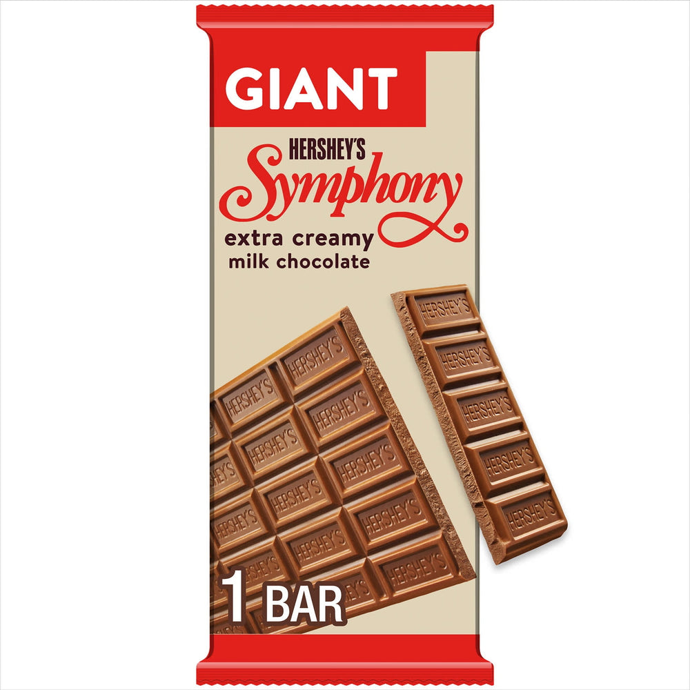 Hershey's Symphony Milk Chocolate Giant Bar · Caramelos · 25 pzas · 209 g