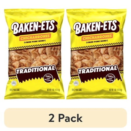 Baken-Ets Traditional Chicharrones Fried Pork Skins 1 · Frituras · 2 pack de 57 g