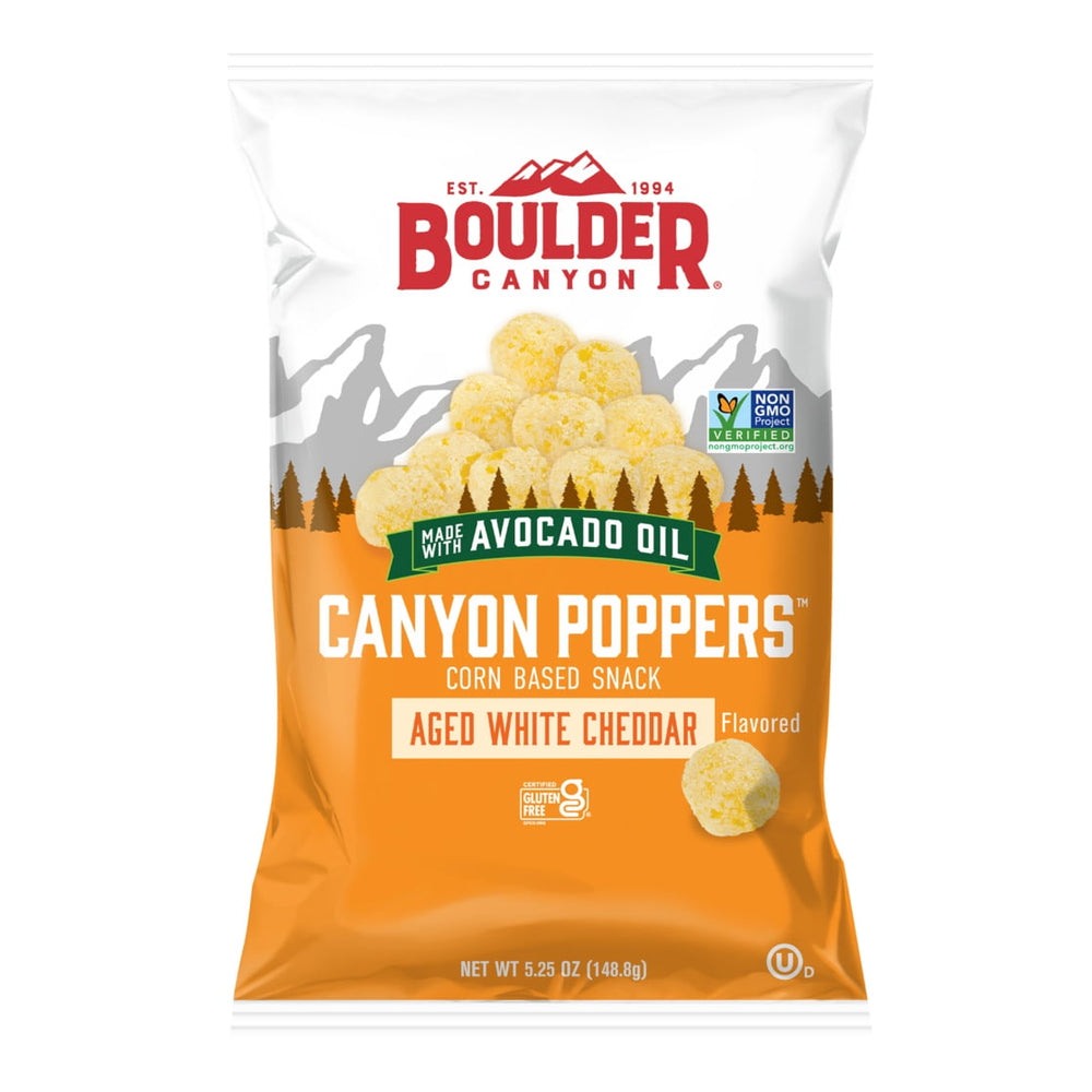 Boulder Canyon Avocado Oil Aged White Cheddar Canyon · Frituras · 149 g · bolsa