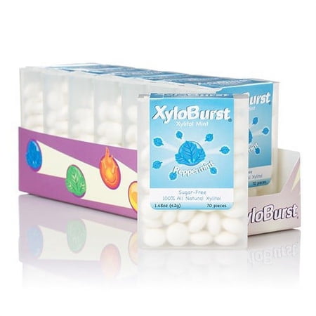 XyloBurst Flip Top Peppermint · Chicles y mentas · 60 pzas