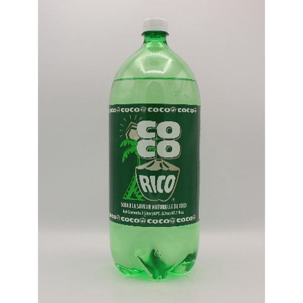 Coco Rico Coconut Soda 2 Liter · Refresco · botella