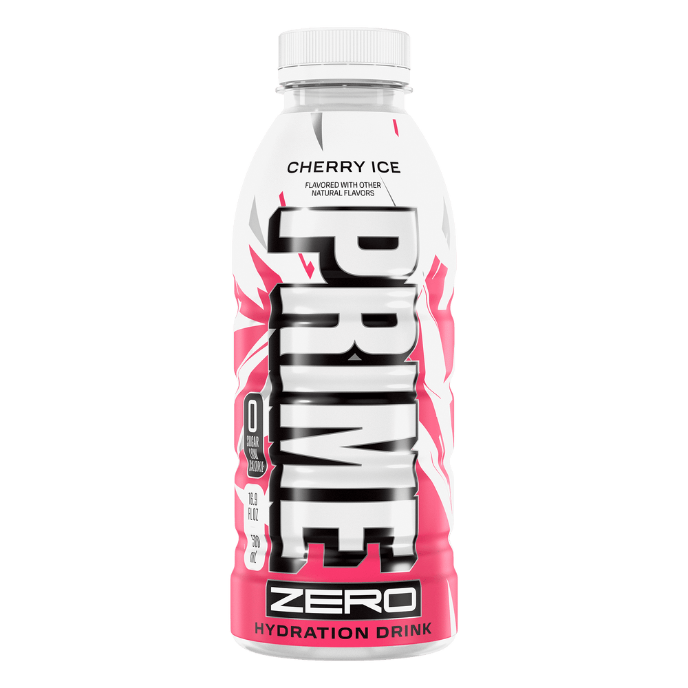 Prime Zero Hydration Cherry Ice · Bebida · 500 ml · botella