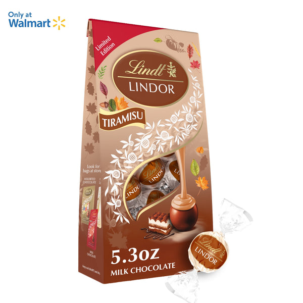 Lindt LINDOR Fall Tiramisu Milk Chocolate Truffles · Papas · 150 g · bolsa