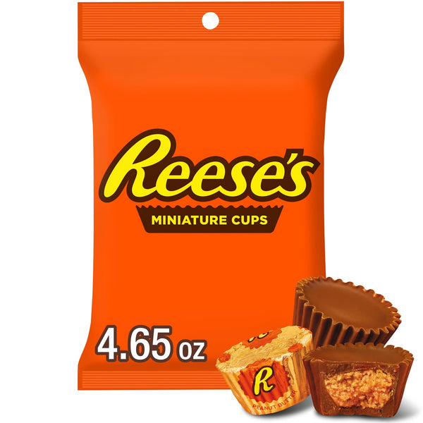 Reese's Miniatures Milk Chocolate Peanut Butter Cups · Caramelos · 132 g · bolsa