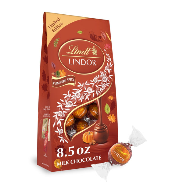 Lindt LINDOR Pumpkin Spice · Chocolates · 240 g · bolsa