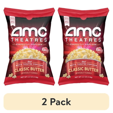 AMC Theatres Ready to Eat Classic Butter · Palomitas · 2 pack