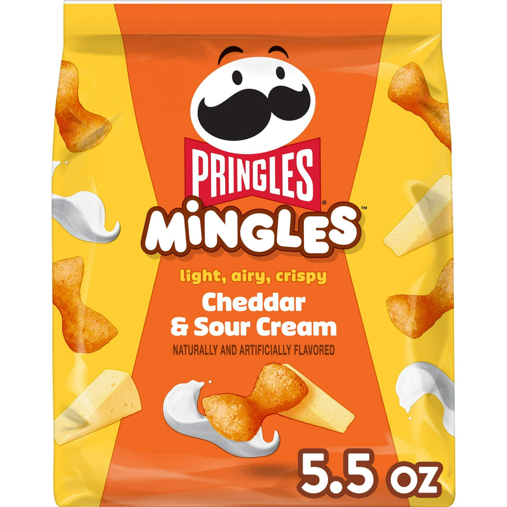 Pringles Mingles Cheddar and Sour Cream · Papas · 156 g