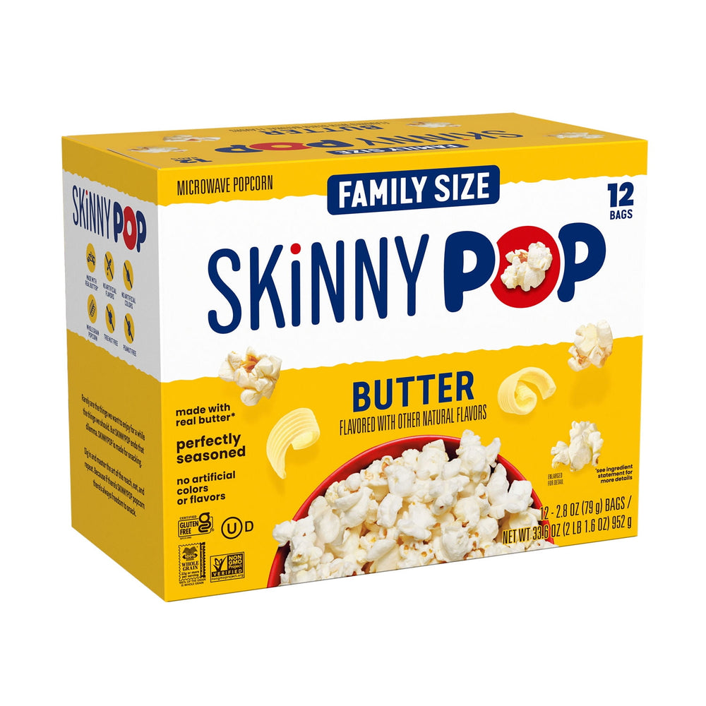 SKINNYPOP Butter · Palomitas · 12 pzas de 79 g