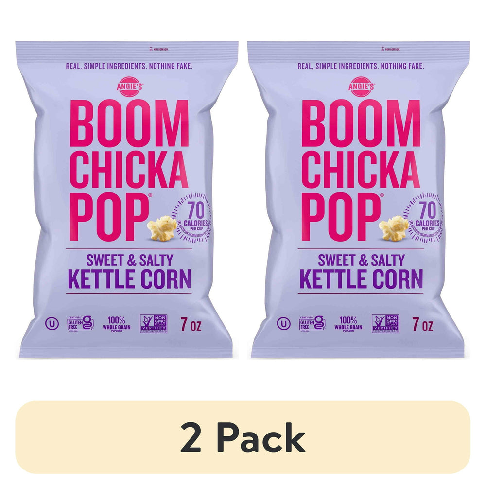Angie's BOOMCHICKAPOP Sweet & Salty Kettle Corn · Palomitas · 2 pack de 198 g