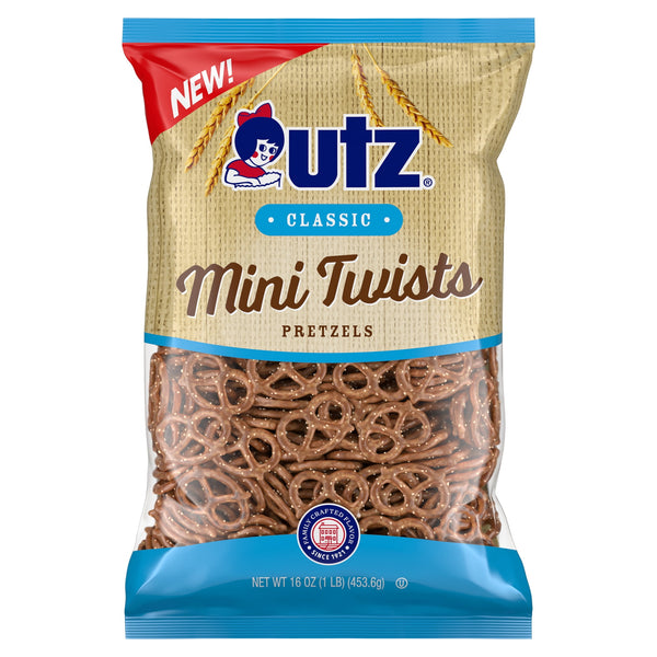 Utz Mini Twists · Pretzels · 454 g · bolsa