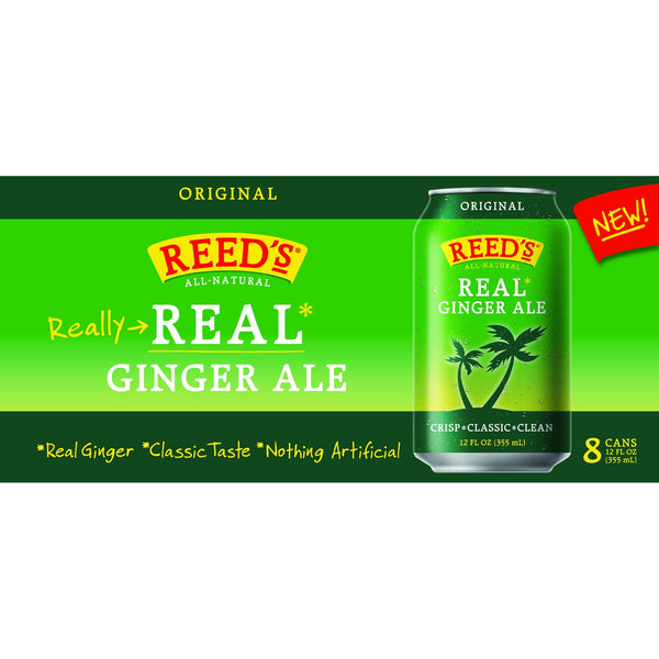 Reed's Real Ginger Ale · Refresco · 8 latas de 355 ml