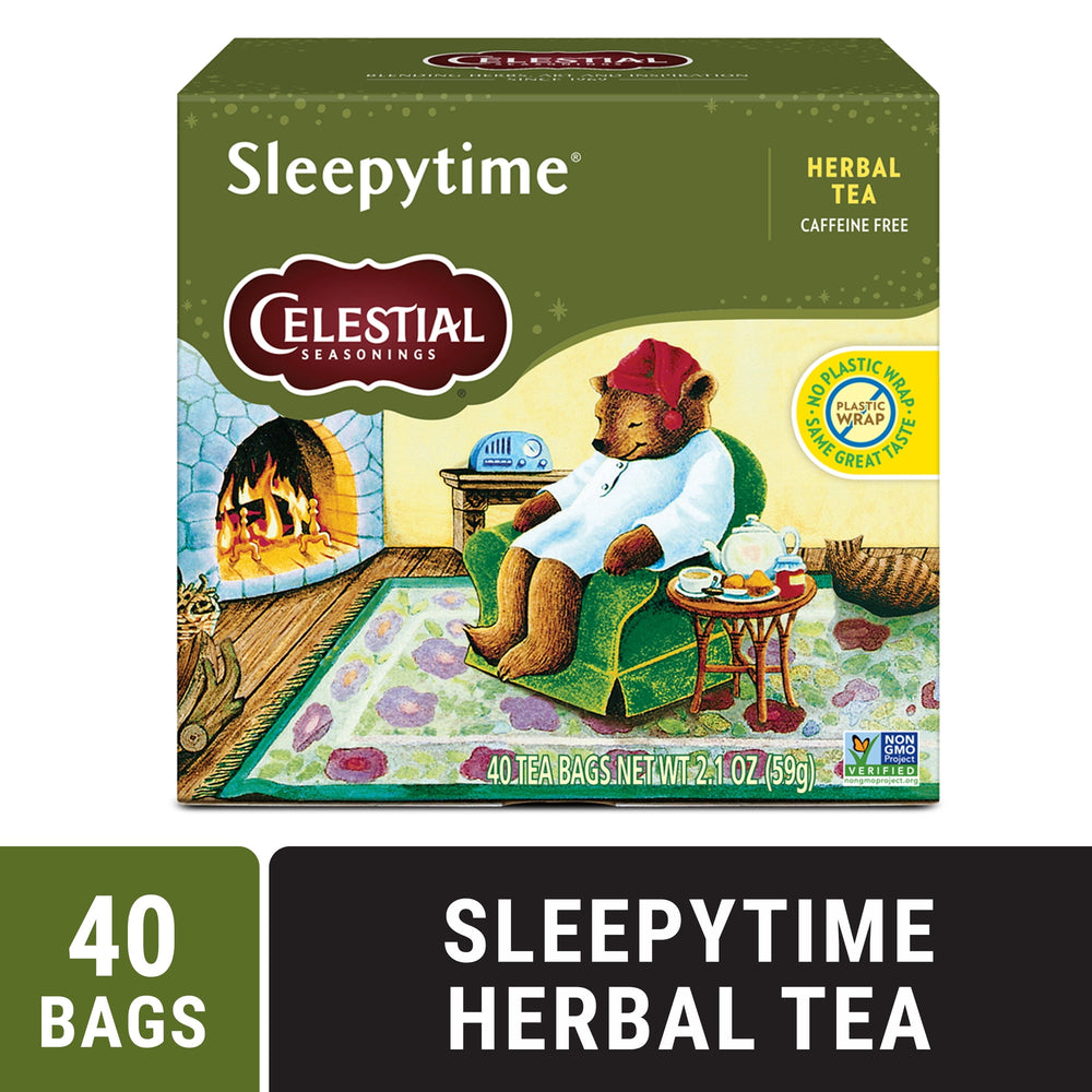 Celestial Seasonings Sleepytime Caffeine-Free Herbal Tea · Salsa y sazonador · 40 pzas