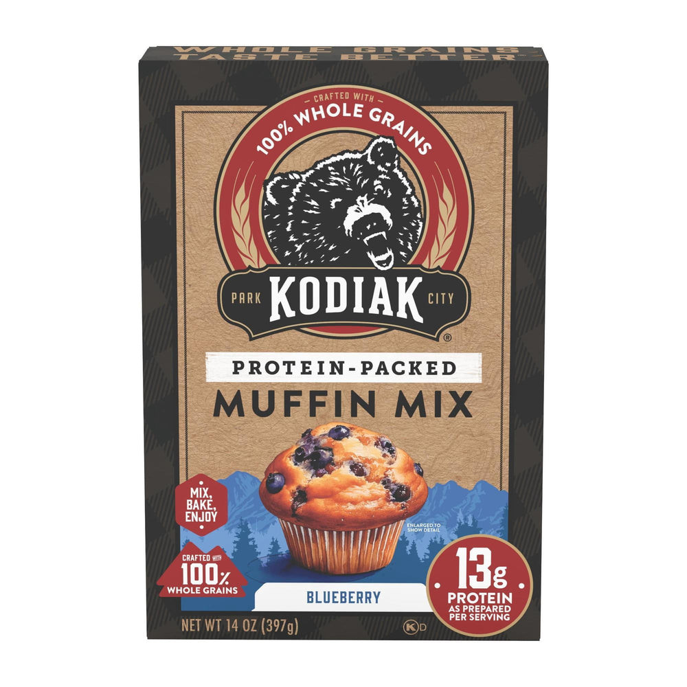 Kodiak Protein Blueberry · Harina para muffins · 397 g · caja