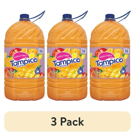 Tampico Mango Punch Mango Orange Tangerine 1 Gallon · Bebida · 3 pack