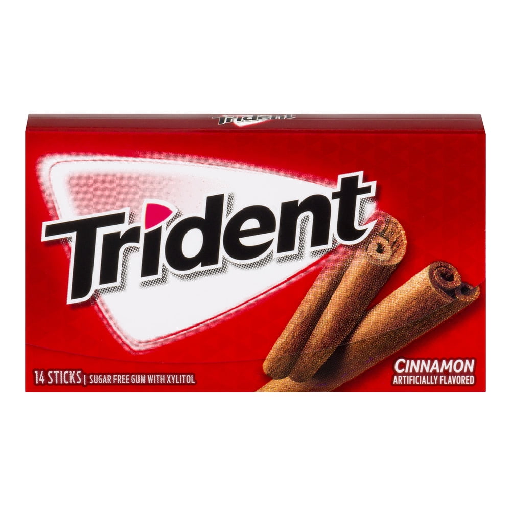 Trident Cinnamon Sugar Free · Chicles y mentas · 14 pzas