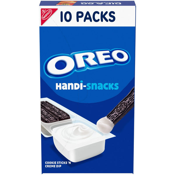 Handi-Snacks OREO Cookie Sticks 'N Creme Dip Packs 10 · Galletas · 10 sobres