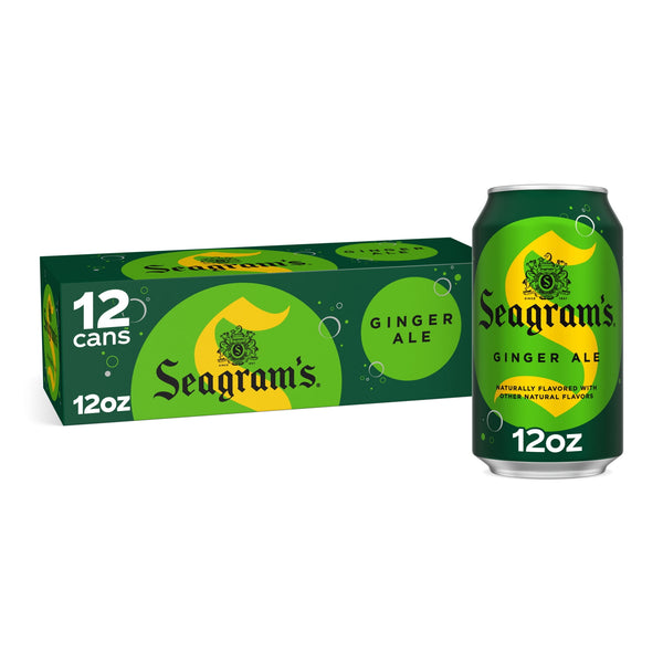 Seagram's Ginger Ale · Refresco · 12 latas de 355 ml