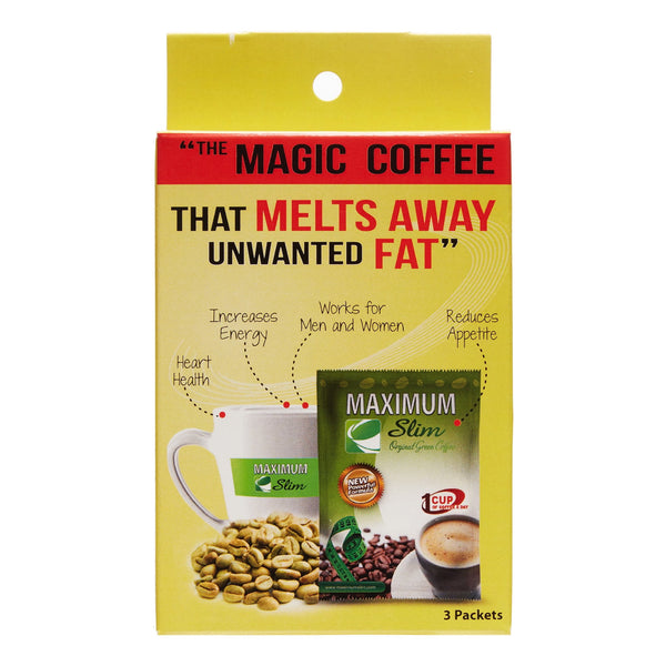 Maximum Slim Original Green Powder · Café y cremas · 3 pzas