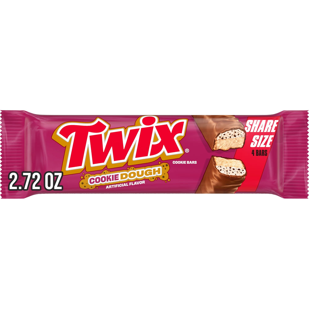 Twix Cookie Dough Milk Chocolate · Galletas · 77 g · tamaño para compartir