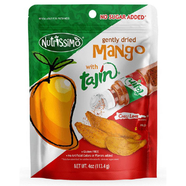 NUTRISSIMO DRIED MANGO WITH TAJIN · Fruta seca · 113 g