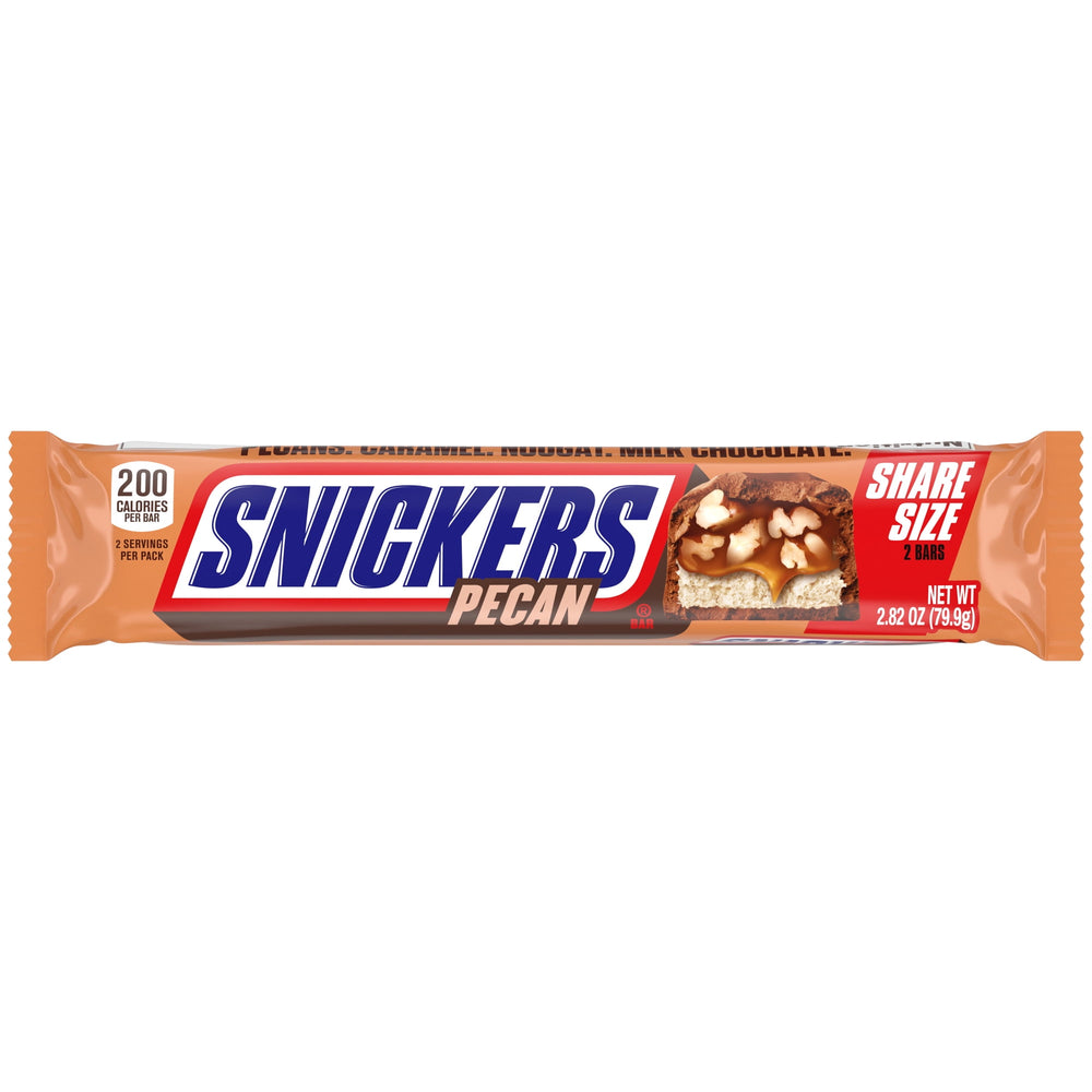 Snickers Pecan Milk Chocolate Bar · Caramelos · 80 g · tamaño para compartir