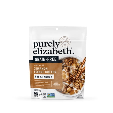 Purely Elizabeth Cinnamon Peanut Butter Grain-Free · Granola · 227 g · bolsa